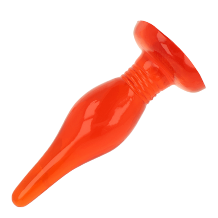 BAILE - PLUG ANAL TACTO SUAVE ROJO 14.2 CM - Imagen 3