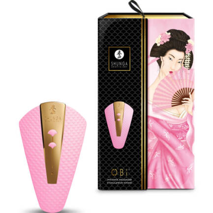 SHUNGA - OBI MASAJEADOR INTIMO ROSA - Imagen 4