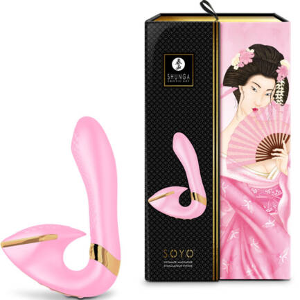 SHUNGA - SOYO MASAJEADOR INTIMO ROSA - Imagen 3