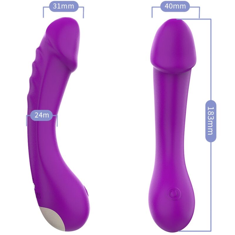 ARMONY - DILDO VIBRADOR PUNTO G SILICONA VIOLETA - Imagen 3