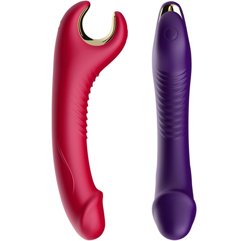 ARMONY - VIBRATEUR & ROTATEUR PRINCE DILDO ROUGE – Image 4