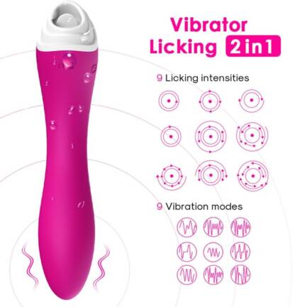 ARMONY - FAIRYLAND ESTIMULADOR CON LENGUA CLITORIS  VIBRADOR FUCISA - Imagen 2