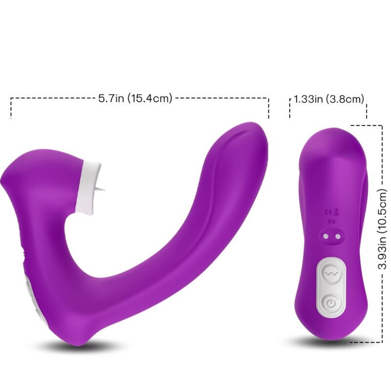 ARMONY - SECRETKISS LICKING VIBRANT CLITO & VIBRATEUR COURBE VIOLET – Image 3
