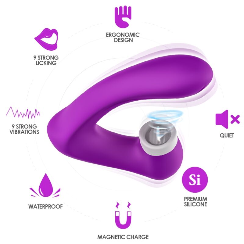ARMONY - SECRETKISS LICKING VIBRANT CLITO & VIBRATEUR COURBE VIOLET – Image 2