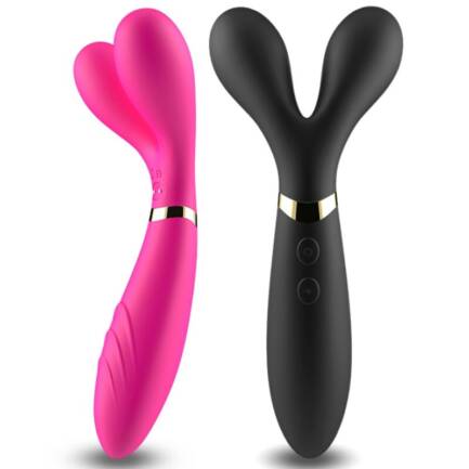 ARMONY - Y-WAND MASAJEADOR  VIBRADOR CABEZA DOBLE NEGRO - Imagen 4