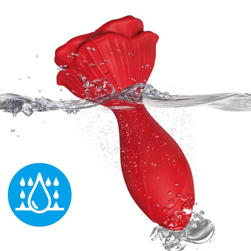 ARMONY - ROSA VIBRADOR PLUG ANAL PEQUEÑO CONTROL REMOTO ROJO - Imagen 3