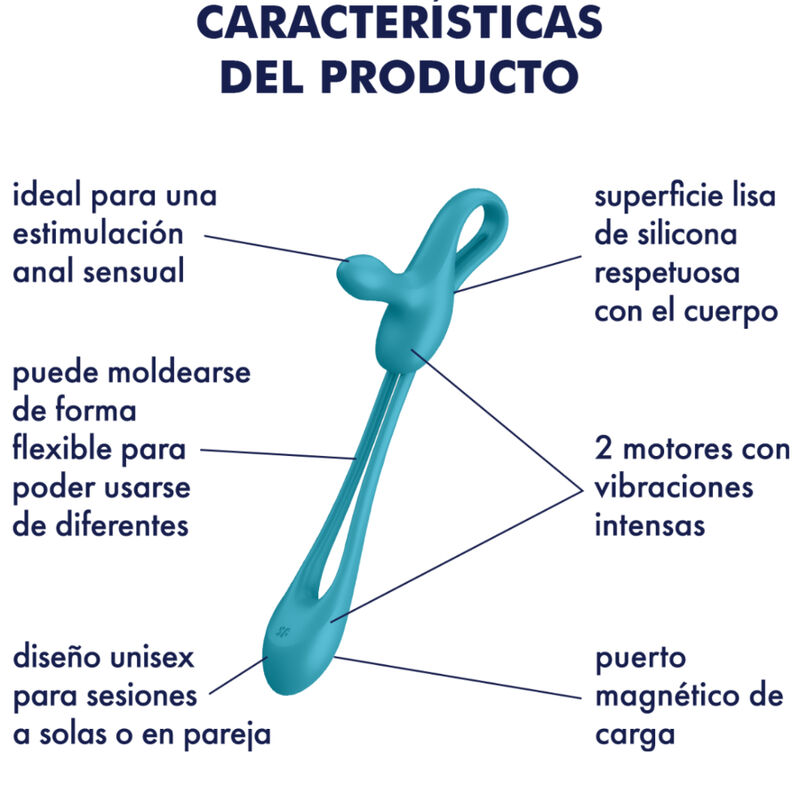 SATISFYER - PLUG & PLAY 1 MULTIVIBRATEUR FLEXIBLE – Image 5