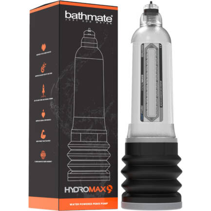 BATHMATE - HYDROMAX 9 BOMBA AUMENTO PENE TRANSPARENTE - Imagen 2