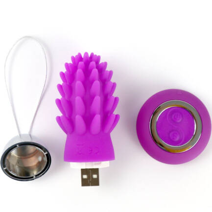 ARMONY - OCTOPUS HUEVO VIBRADOR CACTUS CONTROL REMOTO VIOLETA - Imagen 4