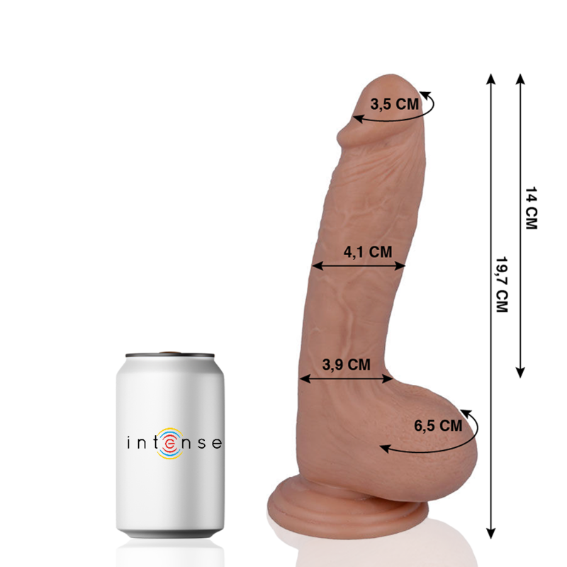 MR INTENSE - 17 PENE REALÍSTICO 19.7 CM -O- 4.1 CM - Imagen 2