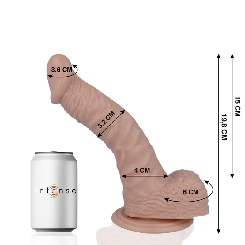 MR INTENSE - 18 PENE REALISTICO 19.8 CM -O- 3.2 CM - immagine 2