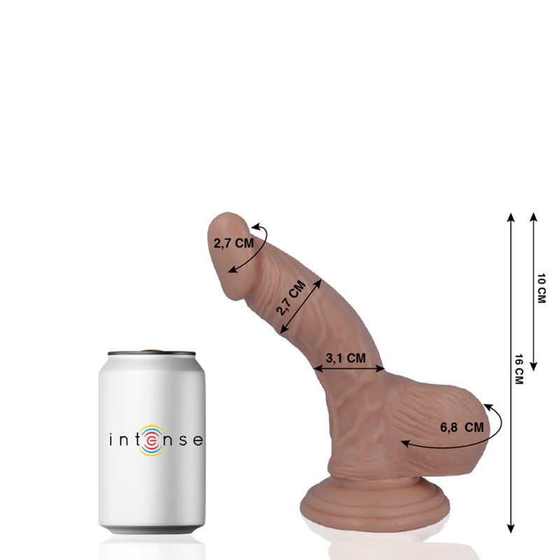 MR INTENSE - 2 PENE REALISTICO 16 CM -O- 2.7 CM - immagine 2