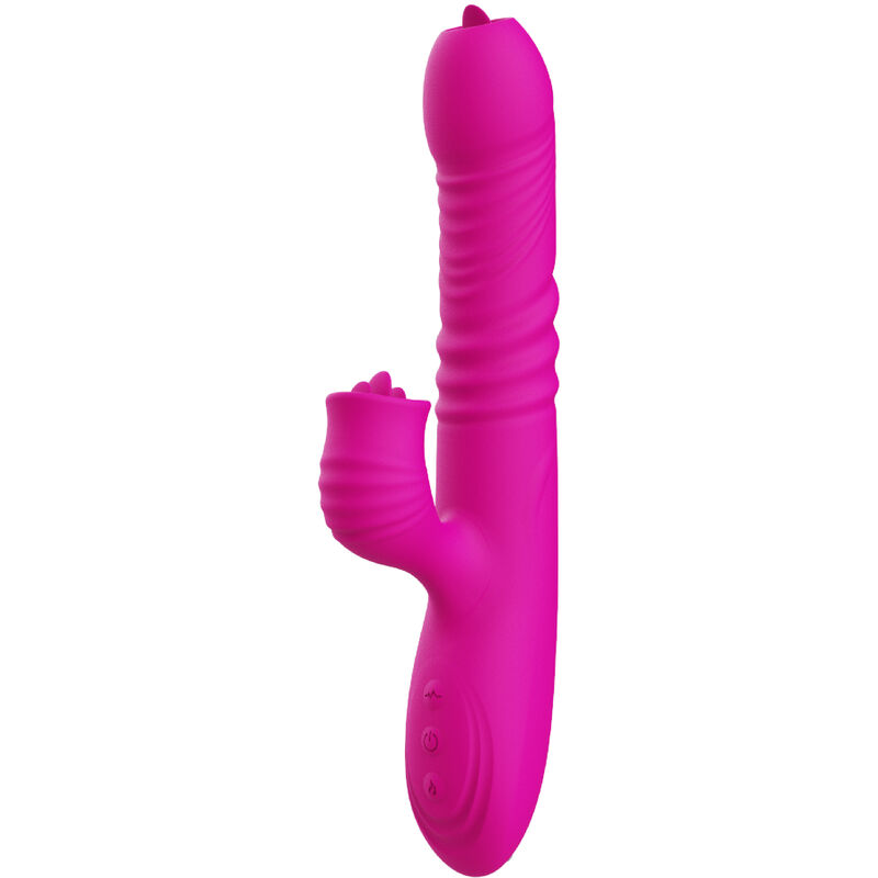 ARMONY - VIBRATEUR MULTIFONCTION DOUBLE LANGUE FANNY EFFET CHALEUR FUCHSIA – Image 3