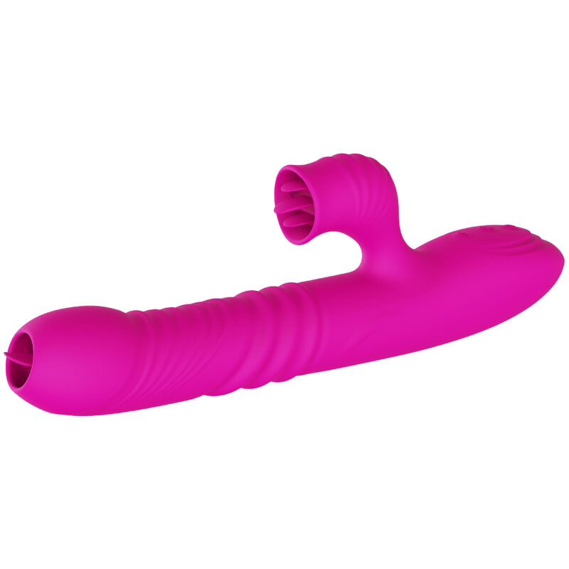 ARMONY - VIBRATEUR MULTIFONCTION DOUBLE LANGUE FANNY EFFET CHALEUR FUCHSIA – Image 2