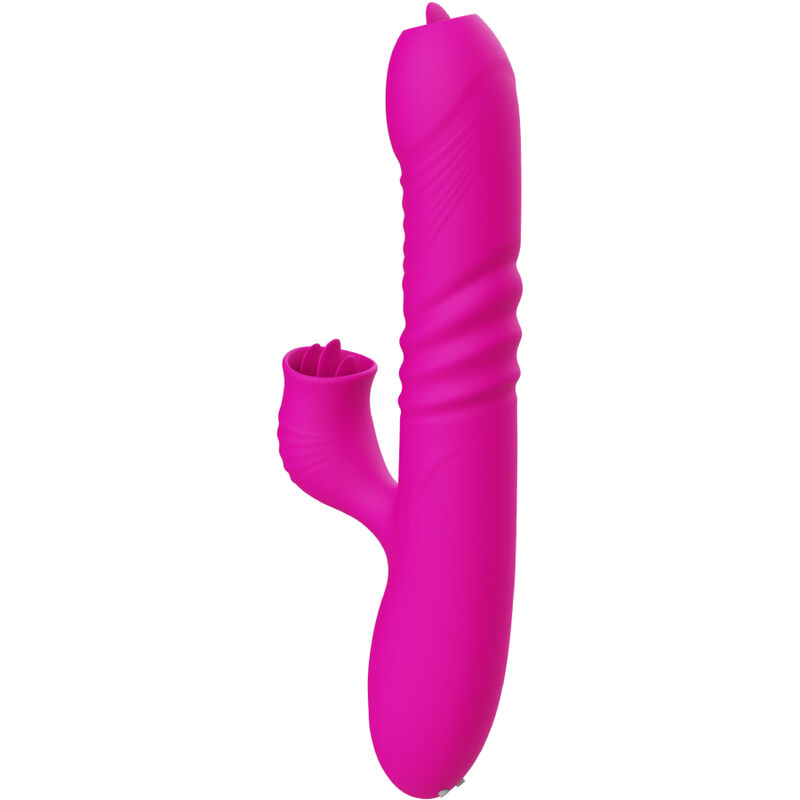 ARMONY - VIBRATEUR MULTIFONCTION DOUBLE LANGUE FANNY EFFET CHALEUR FUCHSIA – Image 5