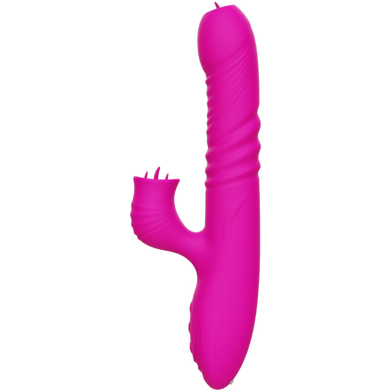 ARMONY - VIBRATEUR MULTIFONCTION DOUBLE LANGUE FANNY EFFET CHALEUR FUCHSIA – Image 4