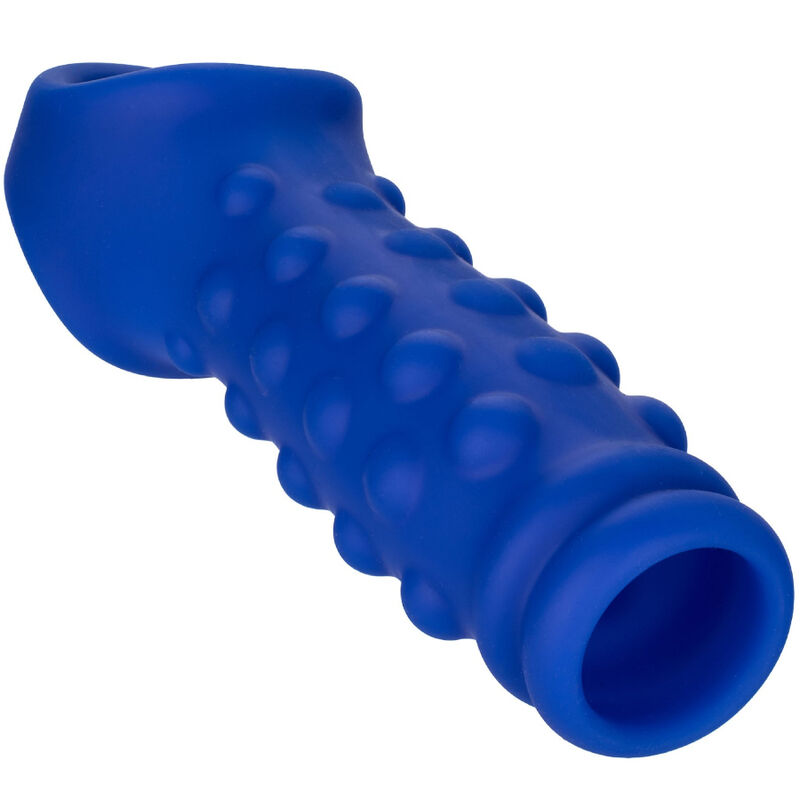 CALEXOTICS - ADMIRAL CAPA PARA PÊNIS COM FRISAS SILICONE LÍQUIDO AZUL - Image 2