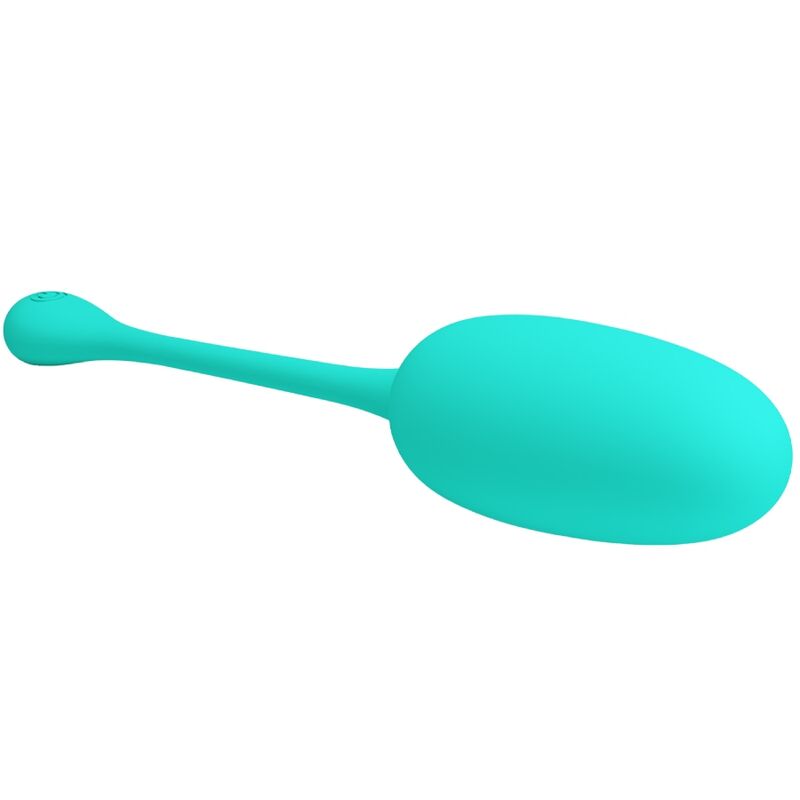 PRETTY LOVE - KNUCKER HUEVO VIBRADOR RECARGABLE VERDE AGUA - Imagen 3