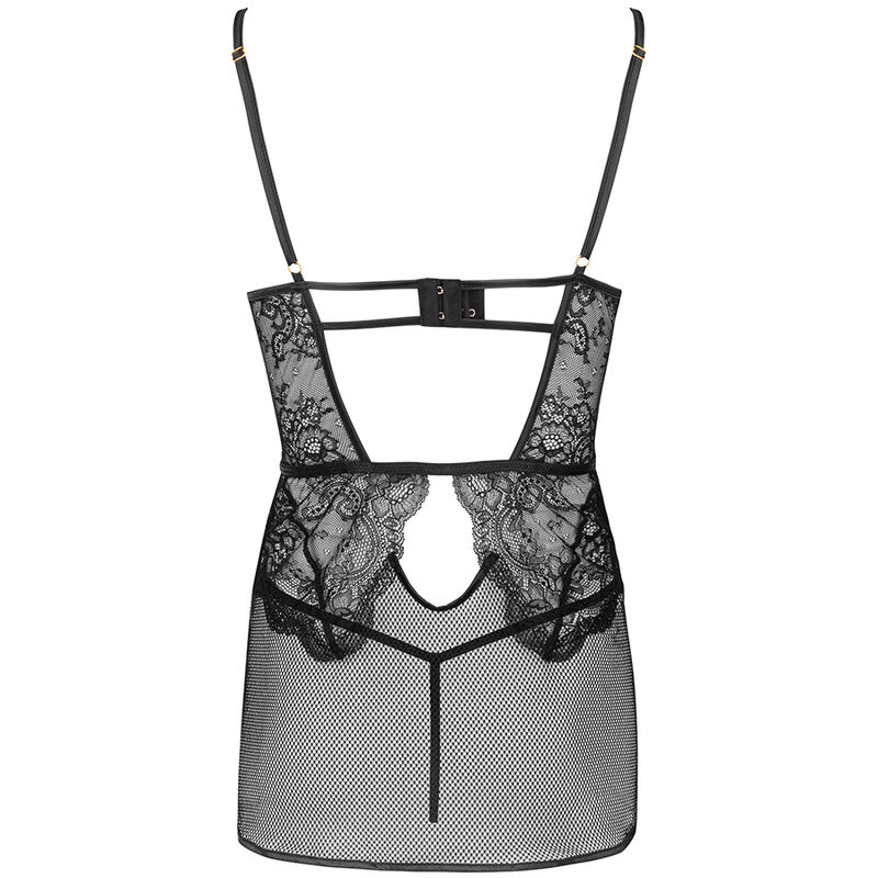 LIVCO CORSETTI FASHION - CAMISA BARIRIN LC 90633 + CALCINHA PRETA L/XL - Image 4