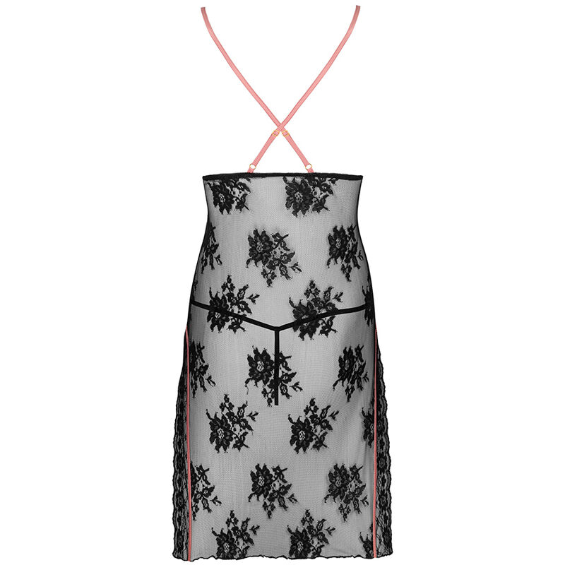 LIVCO CORSETTI FASHION - KARONIN LC 90628 CHEMISE + CULOTTE NOIR – Image 3