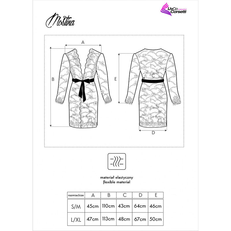 LIVCO CORSETTI FASHION - MOSTINA LC 90641 VESTIDO G VESTIDO PRETO - Image 5