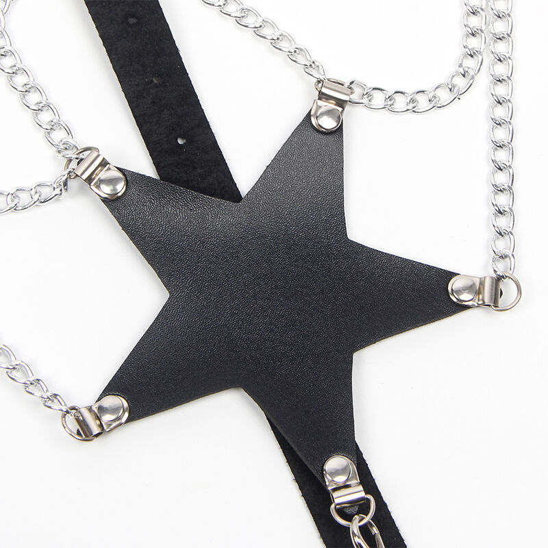 SUBBLIME - ARNÉS CUERPO ENTERO ESTRELLA DETALLE CADENA TALLA ÚNICA - Imagen 5