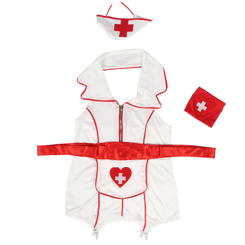 SUBBLIME - SEXY NURSE COSTUME DRESS S/M - Image 5