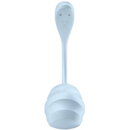 SATISFYER - SMOOTH PETAL ESTIMULADOR PUNTO G CELESTE APP GRATUITA - Imagen 2