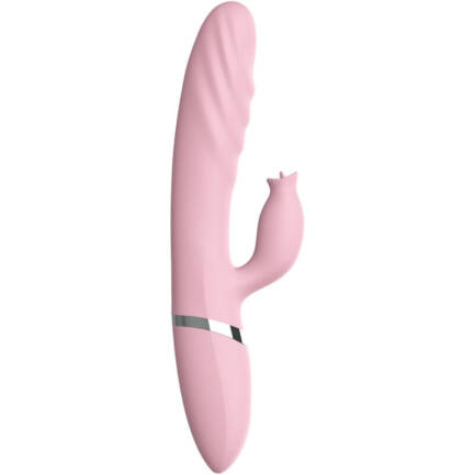 ARMONY - VIBRADOR  THRUSTING CON LENGUA EFECTO CALOR ROSA - Imagen 4