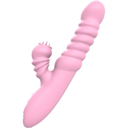 ARMONY - VIBRADOR MULTIFUNCION CON LENGUA ESTIMULADORA EFECTO CALOR ROSA - Imagen 3