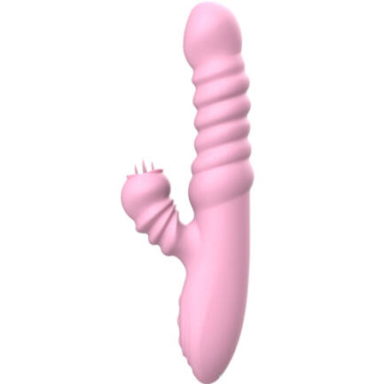 ARMONY - VIBRADOR MULTIFUNCION CON LENGUA ESTIMULADORA EFECTO CALOR ROSA - Imagen 2