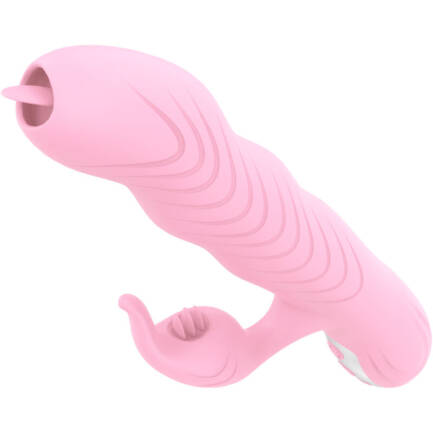 ARMONY - MARCIA VIBRADOR  THRUSTING DOBLE LENGUA EFECTO CALOR ROSA - Imagen 2