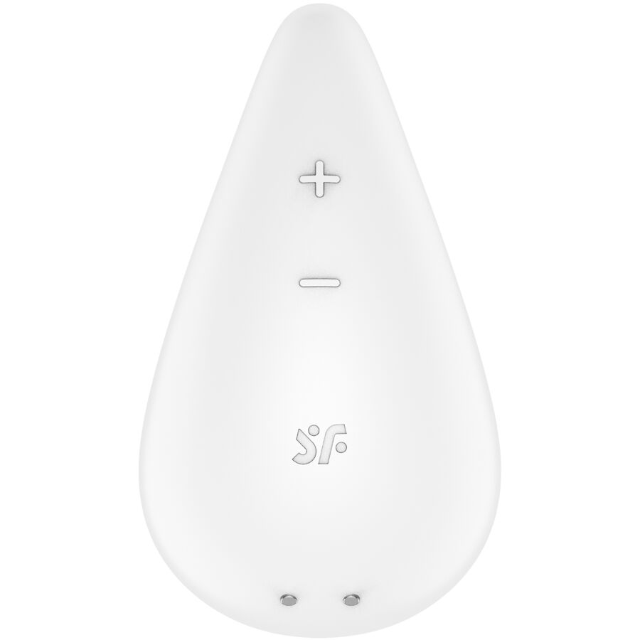 SATISFYER - VIBRATEUR DEW DROP LAY-ON BLANC – Image 2