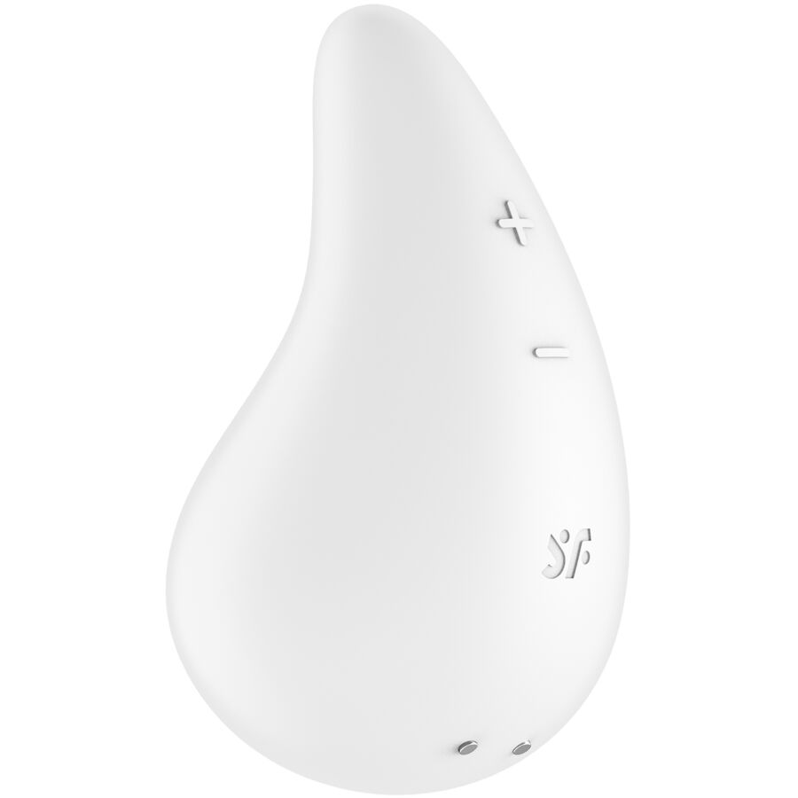 SATISFYER - VIBRATEUR DEW DROP LAY-ON BLANC – Image 3