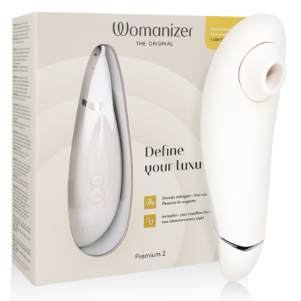 WOMANIZER - PREMIUM 2 ESTIMULADOR DE CLÍTORIS GRIS