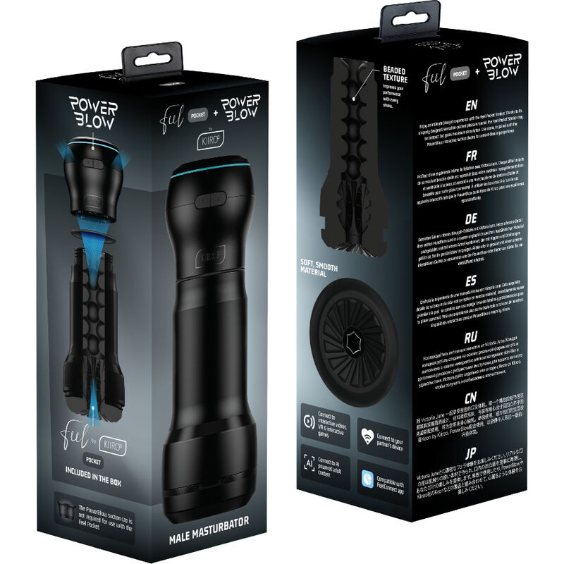 KIIROO - FEEL POCKET MALE MASTURBATOR + POWER BLOW - Image 5