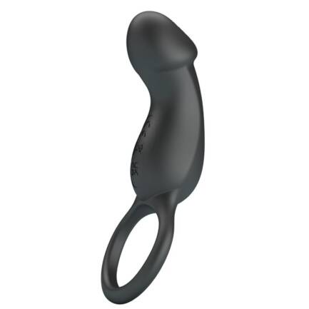 PRETTY LOVE - TRAE ANILLO VIBRADOR CON ESTIMULADOR NEGRO - Imagen 3