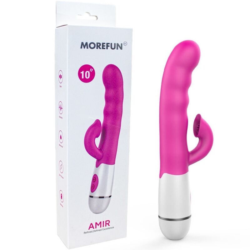 ARMONY - AMIR VIBRATEUR MULTIFONCTION AVEC LANGUE STIMULANTE 16 VITESSES ROSE – Image 5