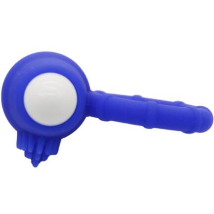 ARMONY - POWER O ANILLO VIBRADOR SILICONA AZUL - Imagen 2