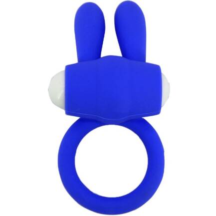 ARMONY - MR BUNNY ANILLO VIBRADOR SILICONA AZUL - Imagen 2