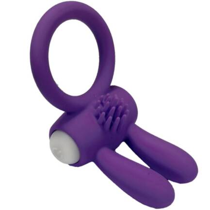 ARMONY - MR BUNNY ANILLO VIBRADOR SILICONA PURPLE - Imagen 4