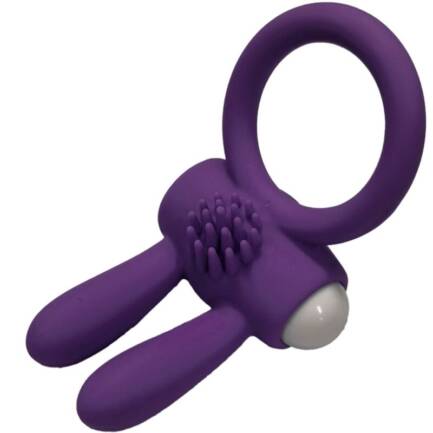 ARMONY - MR BUNNY ANILLO VIBRADOR SILICONA PURPLE - Imagen 5