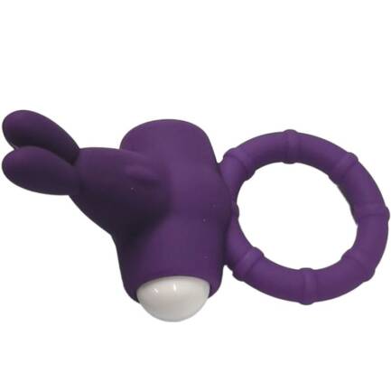 ARMONY - MS BUNNY ANILLO VIBRADOR SILICONA MORADO - Imagen 2