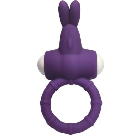 ARMONY - MS BUNNY ANILLO VIBRADOR SILICONA MORADO - Imagen 3