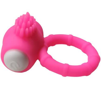 ARMONY - POWER O ANILLO VIBRADOR SILICONA ROSA - Imagen 3