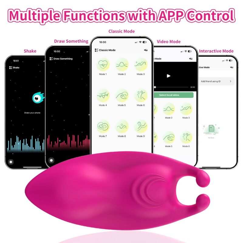ARMONY - HONEYBEE PANTIES VIBRADOR PUNTO G FUCSIA - APP GRATUITA - Imagen 5