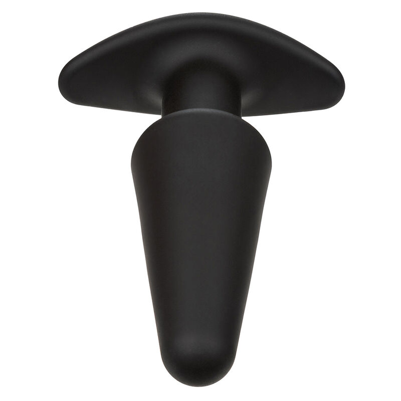 CALEXOTICS - ROCK BOTTOM PLUG ANAL CÓNICO 10 VIBRACIONES SILICONA NEGRO - Imagen 4