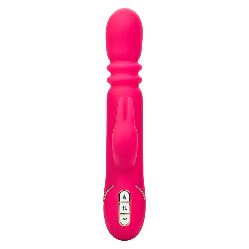 CALEXOTICS - JACK FANTASY TRIPLE VIBRATEUR CHAUFFANT LAPIN ROSE – Image 4