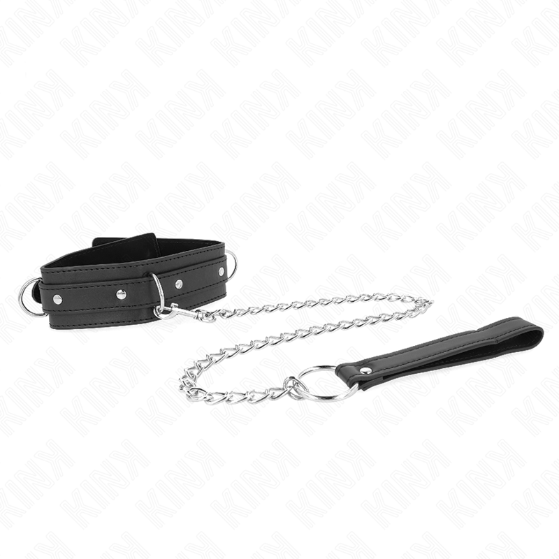 KINK - COLLAR CON CORREA 65 CM 3 ANILLOS MODELO 1 AJUSTABLE 38-49 CM X 5 CM - Imagen 2