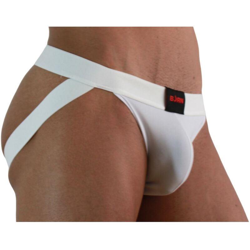 BURN - 007 JOCK LYCRA BIANCO S - immagine 2